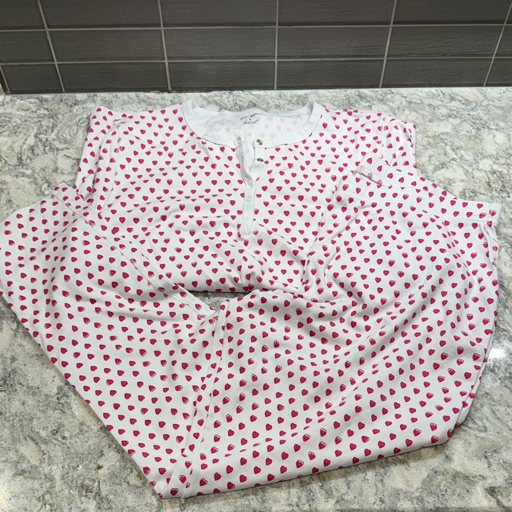 Roller Rabbit Heart Print Women's PJs